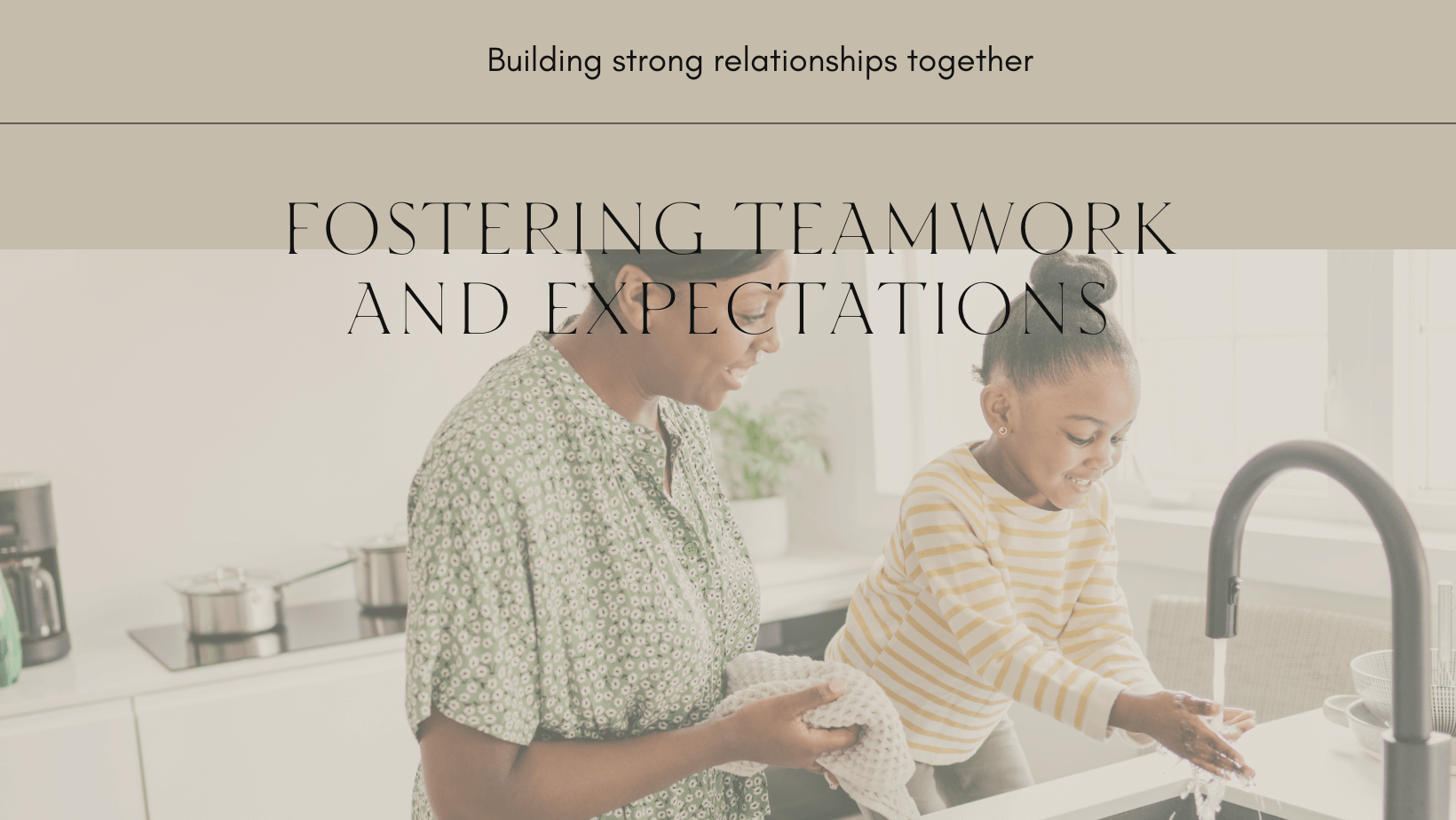 Fostering Teamwork: The Value of Chores and Responsibility